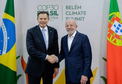 Montenegro convidou Lula para visita a Portugal no ano que vem, em comemoração aos 200 anos de relações diplomáticas -  (crédito: Ricardo Stuckert/PR) -Montenegro convidou Lula para visita a Portugal no ano que vem, em comemoração aos 200 anos de relações diplomáticas -  (crédito: Ricardo Stuckert/PR)