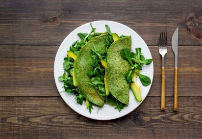 Panqueca de espinafre recheada (Imagem: 9dream studio | Shutterstock)  -  (crédito: EdiCase) -Panqueca de espinafre recheada (Imagem: 9dream studio | Shutterstock)  -  (crédito: EdiCase)