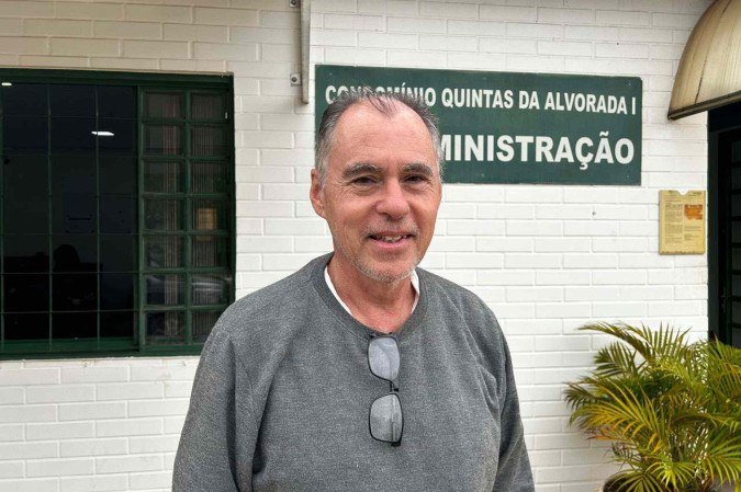 Ben-Hur Venturi conta que há interação entre os moradores - (crédito: Manuela Sá/CB/D.A Press) Ben-Hur Venturi conta que há interação entre os moradores - (crédito: Manuela Sá/CB/D.A Press)