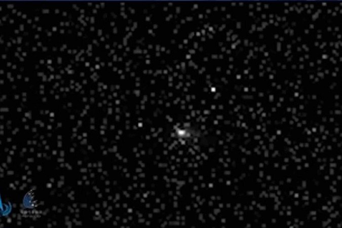 Novas imagens do cometa 3I/ATLAS foram divulgadas pela Administração Espacial Nacional da China (CNSA) -  (crédito: Reprodução/CNSA/Divulgação)