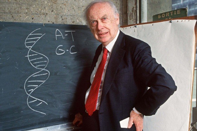 O norte-americano James Watson foi tão genial quanto controverso
- (crédito: DANIEL MORDZINSKI / AFP)) O norte-americano James Watson foi tão genial quanto controverso
- (crédito: DANIEL MORDZINSKI / AFP))