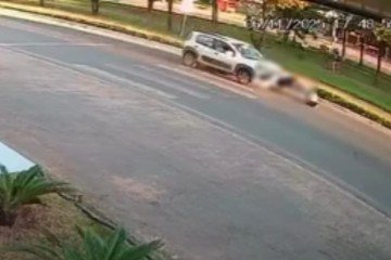 Casal foi atingido ao atravessar faixa de pedestre - (crédito: Material cedido ao Correio) Casal foi atingido ao atravessar faixa de pedestre - (crédito: Material cedido ao Correio)