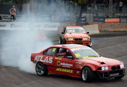 O campeonato Mega Drift Brasil segue neste domindo (9/11), no Parque da Cidade -  (crédito:  Marcelo Ferreira/CB/D.A Press)