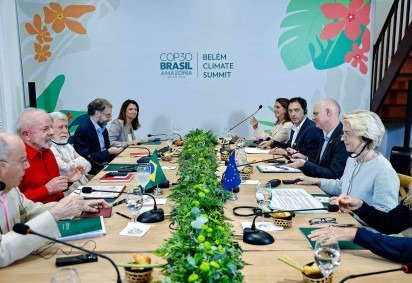 Lula e Von der Leyen esperam assinar o acordo em 20 de dezembro -  (crédito:  Ricardo Stuckert / PR)