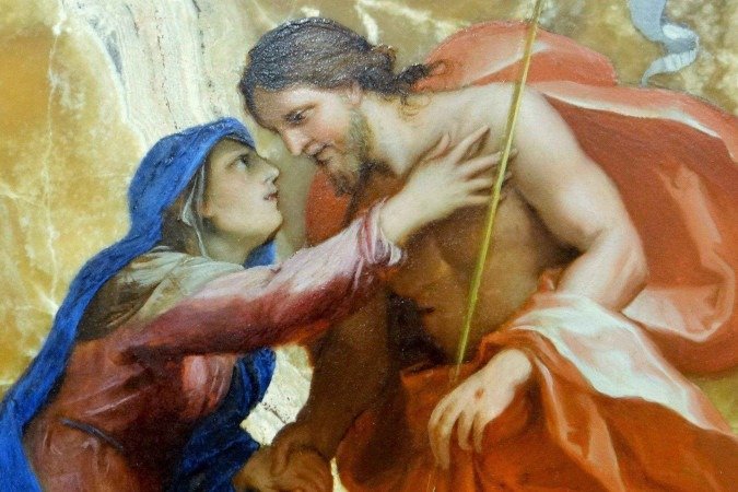 Pintura de 1678 mostra Maria depois de subir aos céus - (crédito: Domínio Público) Pintura de 1678 mostra Maria depois de subir aos céus - (crédito: Domínio Público)