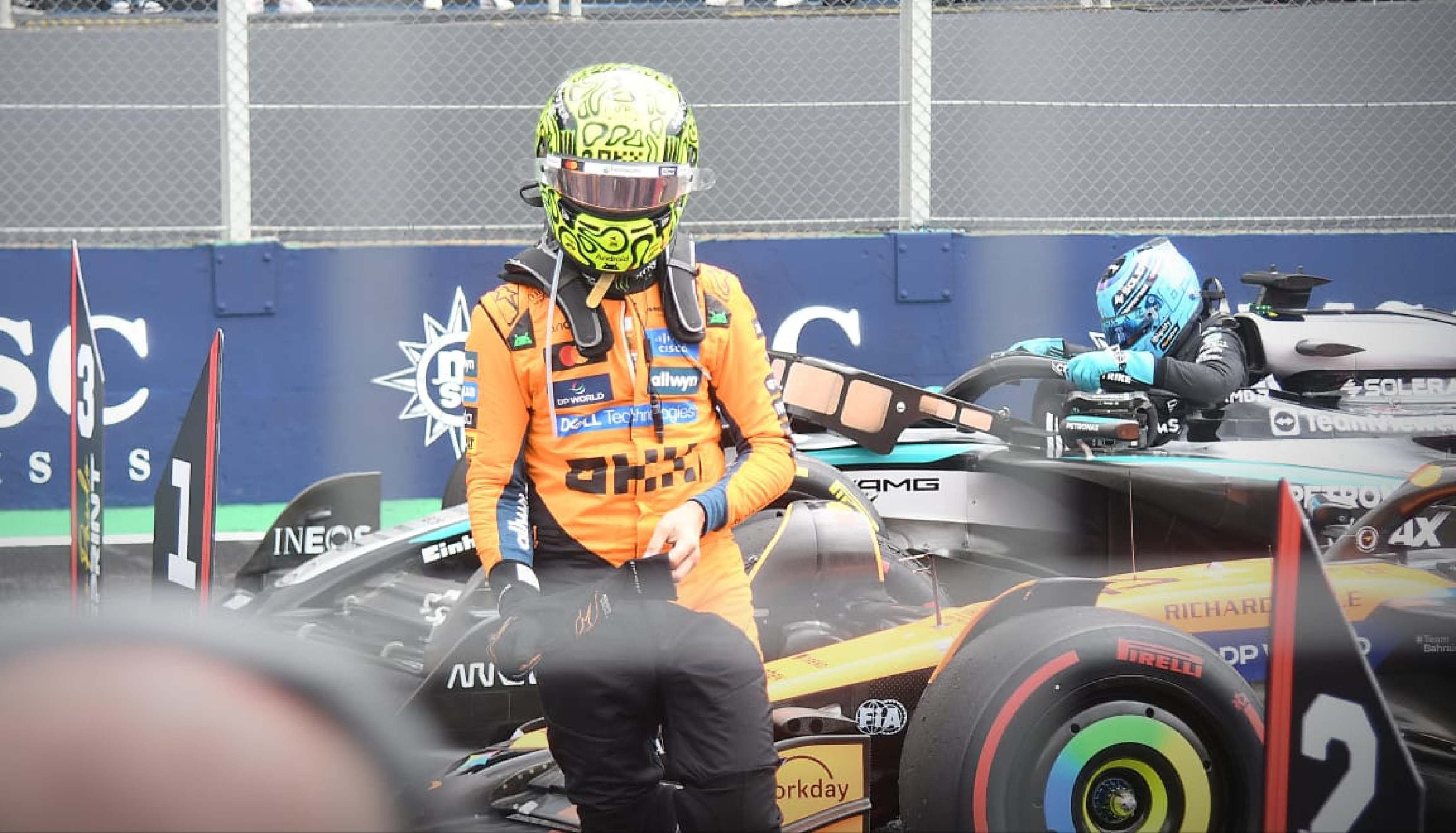 Lando Norris vence a Sprint neste sábado (8/11)