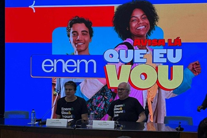 De acordo com Santana, 73% dos candidatos compareceram à prova, mantendo o índice de abstenção de 27% registrado em 2024. -  (crédito: Danandra Rocha/CB/D.A Press)