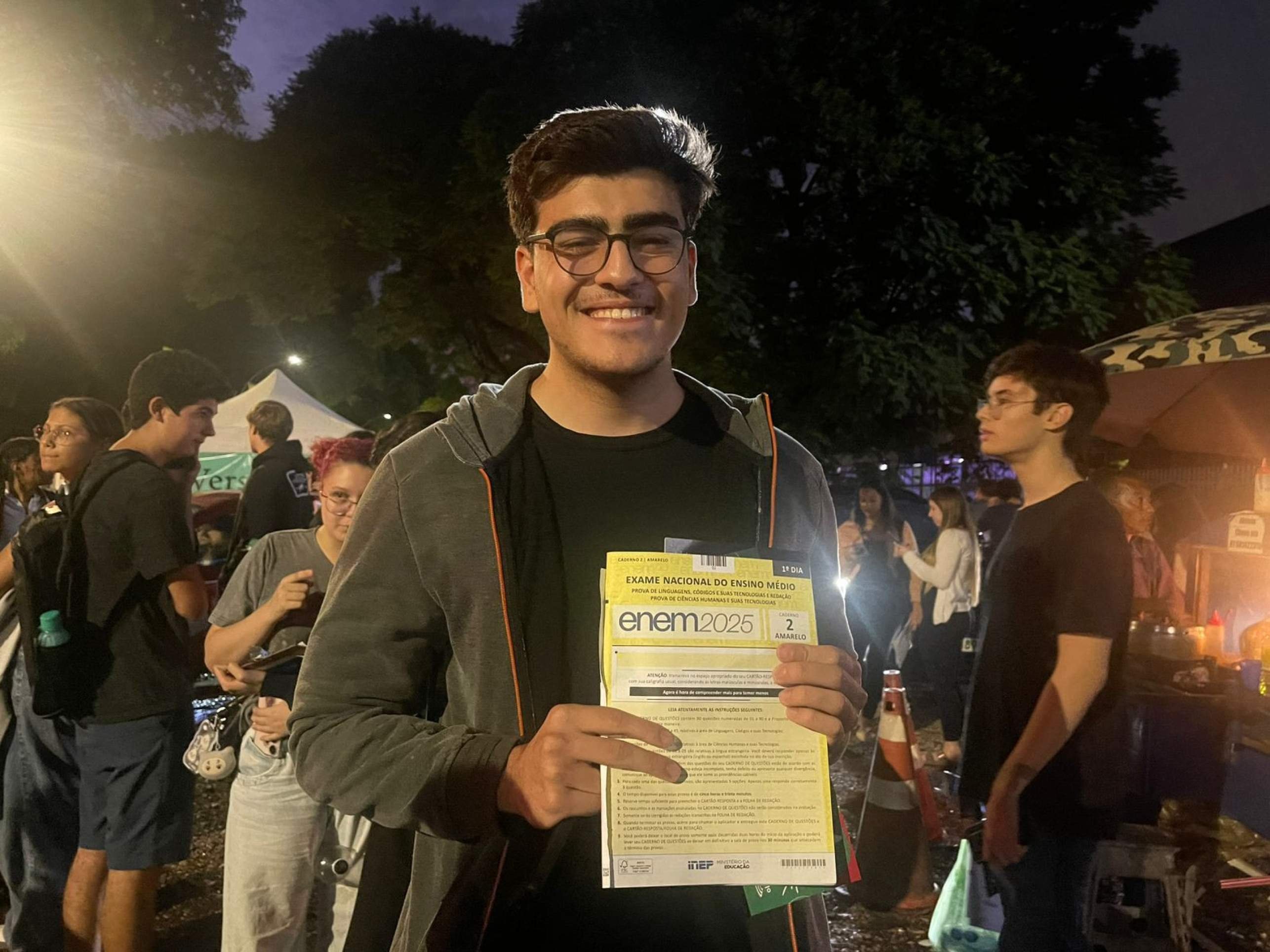 Lênin acredita que a prova condiz com a preparação que teve na escola