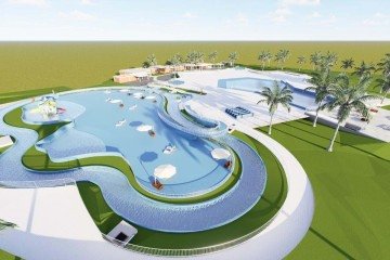 Ilustração que representa o projeto da reforma - (crédito: Reprodução: Novacap) Ilustração que representa o projeto da reforma - (crédito: Reprodução: Novacap)