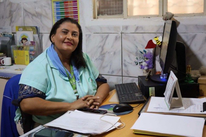 Criança durante atividade de leitura na Ação Social do Planalto (ASP), em São Sebastião - (crédito: Bruna Gaston CB/DA Press) Criança durante atividade de leitura na Ação Social do Planalto (ASP), em São Sebastião - (crédito: Bruna Gaston CB/DA Press)