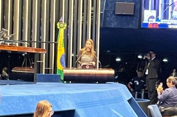 Segundo a parlamentar, a criação da Sala Lilás representa um avanço simbólico e prático na política institucional de combate à violência de gênero e de promoção de um ambiente mais seguro e humano no Congresso Nacional -  (crédito: Vanilson Oliveira / CB / DA Press)