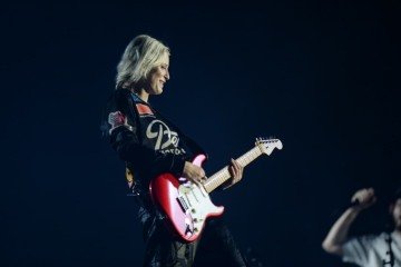 A banda norte-americana Linkin Park se apresentou em Brasília na noite desta terça-feira (11/11) -  (crédito: Minervino Junio/CB/D.A.Press)