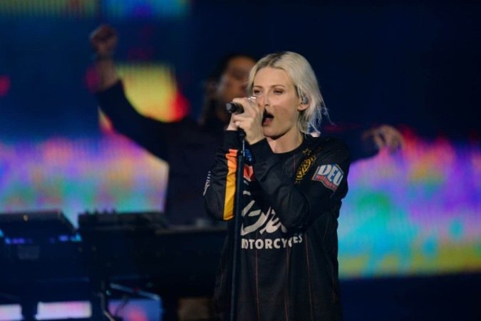  Show de Linkin Park, banda norte-americana que traz a turnê From Zero World Tour  no Estadio Mané Garrincha. 