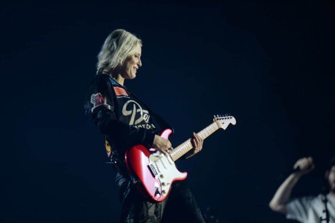 A banda norte-americana Linkin Park se apresentou em Brasília na noite desta terça-feira (11/11)