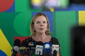 Gleisi afirmou que a criação da nova pasta pode ocorrer ainda neste ano -  (crédito:  Brito Junior/SRI-PR)