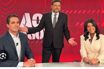 Aqui agora com Marcos Pagetti, Geraldo Luís e Dani Brand -  (crédito: Foto reprodução internet) -Aqui agora com Marcos Pagetti, Geraldo Luís e Dani Brand -  (crédito: Foto reprodução internet)