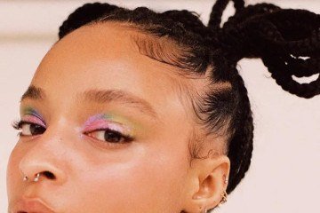 Sombras coloridas translúcidas trazem um charme colorido, mas sutil 