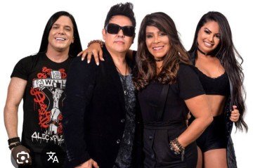 Calcinha Preta e Silvania Aquino -  (crédito: Foto reprodução internet) -Calcinha Preta e Silvania Aquino -  (crédito: Foto reprodução internet)