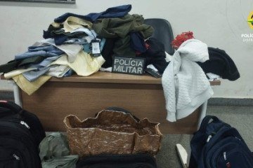 Dupla foi presa pela Polícia Militar - (crédito: PMDF/Divulgação) Dupla foi presa pela Polícia Militar - (crédito: PMDF/Divulgação)