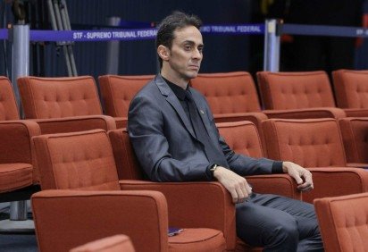 Tenente-coronel Rodrigo Bezerra de Azevedo, suposto líder do plano  intitulado Plano Punhal Verde Amarelo, estava presente na sessão de julgamento -  (crédito: Rosinei Coutinho/STF) -Tenente-coronel Rodrigo Bezerra de Azevedo, suposto líder do plano  intitulado Plano Punhal Verde Amarelo, estava presente na sessão de julgamento -  (crédito: Rosinei Coutinho/STF)
