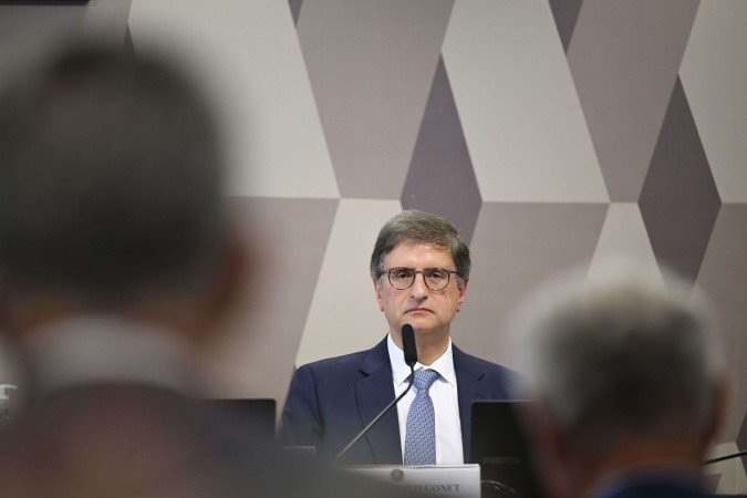 Gonet não reagiu ao ataque do filho 01 de Bolsonaro. E disse que a PGR não atua com motivação partidária -  (crédito: Edilson Rodrigues/Agência Senado)