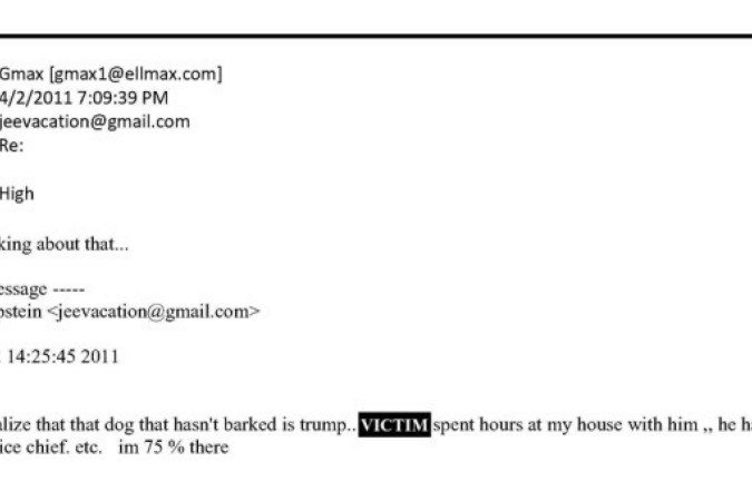 Troca de mensagens do financista americano Jeffrey Epstein com a socialite britânica Ghislaine Maxwell 