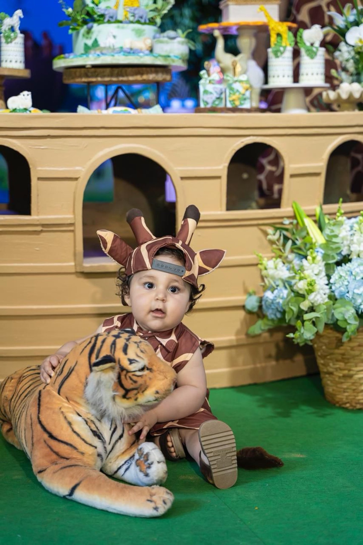 Viih Tube e Eliezer celebram o 1&ordm; anivers&aacute;rio de Ravi com festa &rsquo;Arca de No&eacute;&rsquo;