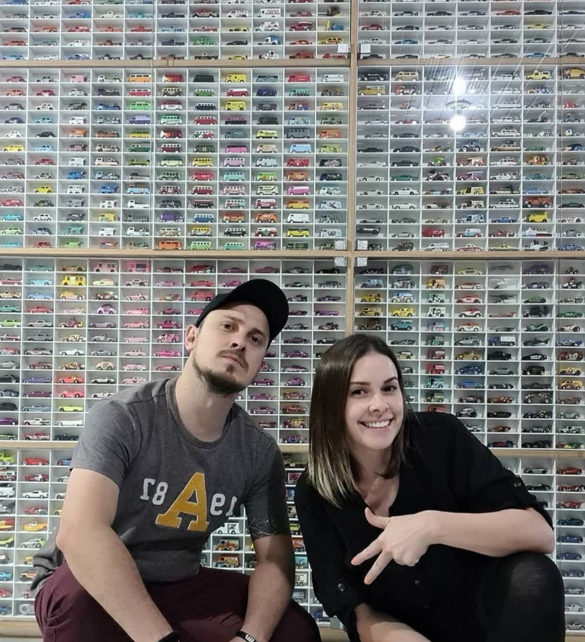 Para Aline e Murilo, o colecionismo começou como uma brincadeira 