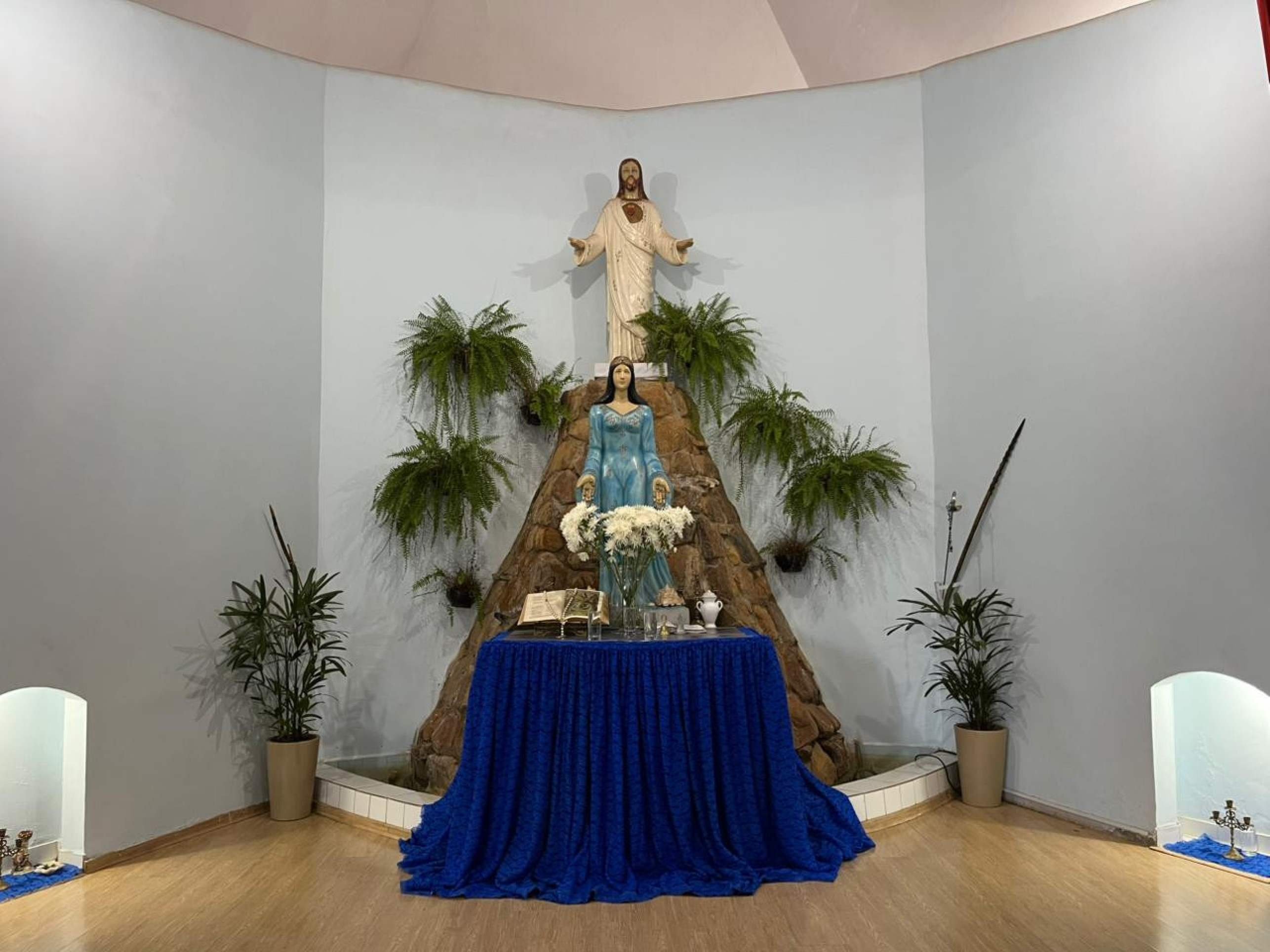 Terreiro do Centro Esp&iacute;rita Assistencial Nossa Senhora da Gl&oacute;ria (Ceansg)