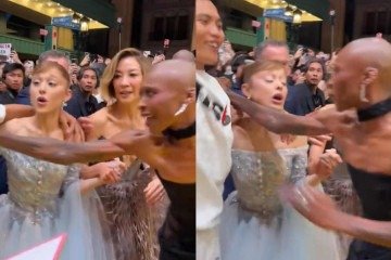 Fã ataca Ariana Grande, que é defendida por Cynthia Erivo; veja - (crédito: Reprodução/Instagram) Fã ataca Ariana Grande, que é defendida por Cynthia Erivo; veja - (crédito: Reprodução/Instagram)