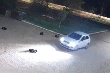 Crime ocorreu na madrugada dessa quarta (12), em Vicente Pires -  (crédito: Divulgação/PCDF)