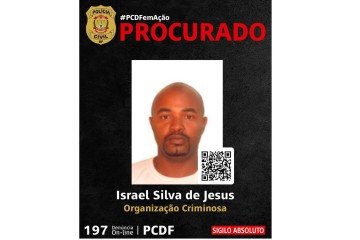 Israel foi preso no Maranhão - (crédito: PCDF/Divulgação) Israel foi preso no Maranhão - (crédito: PCDF/Divulgação)