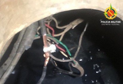 PMDF impede furto de cabos de energia na Asa Norte