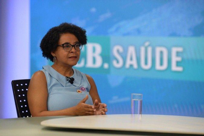  Médica neonatologista do Hospital Santa Lúcia, Marta Rocha participou do CB.Saúde -  (crédito:  Marcelo Ferreira/CB/D.A Press)