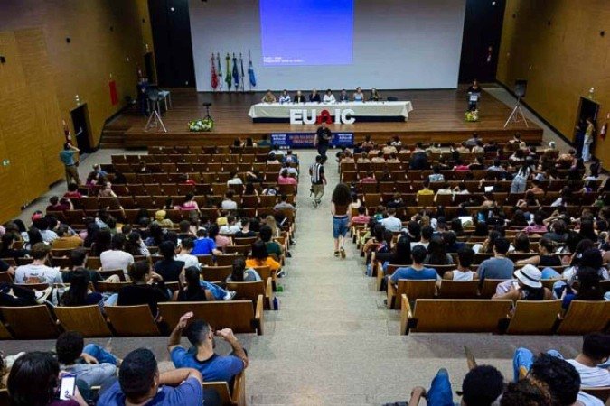 O Auditório da ADUnB deu espaço para a cerimônia de premiação dos destaques do 31º Congresso de Iniciação Científica da UnB e 22º Congresso de Iniciação Científica do Distrito Federal. 

     -  (crédito:  Luis Gustavo Prado)