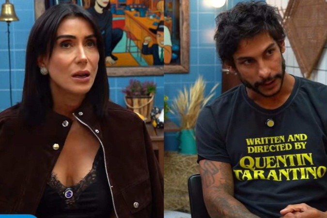 Michelle Barros e Shia revelam se irão morar juntos após romance em 'A Fazenda' - (crédito: Reprodução/Youtube (@LucasSelfie)) Michelle Barros e Shia revelam se irão morar juntos após romance em 'A Fazenda' - (crédito: Reprodução/Youtube (@LucasSelfie))