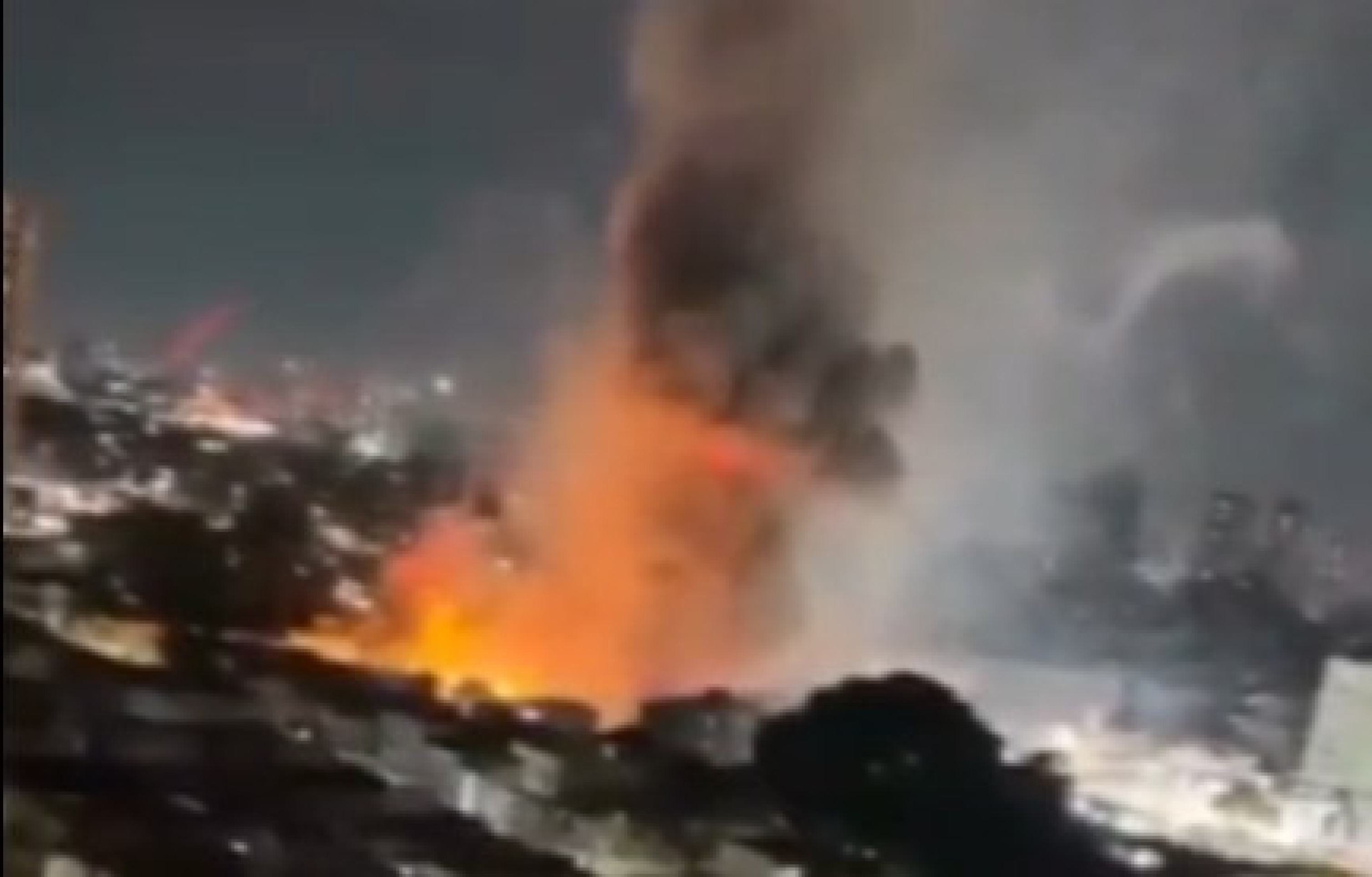 Incêndio e explosões são registrados na Zona Leste de SP