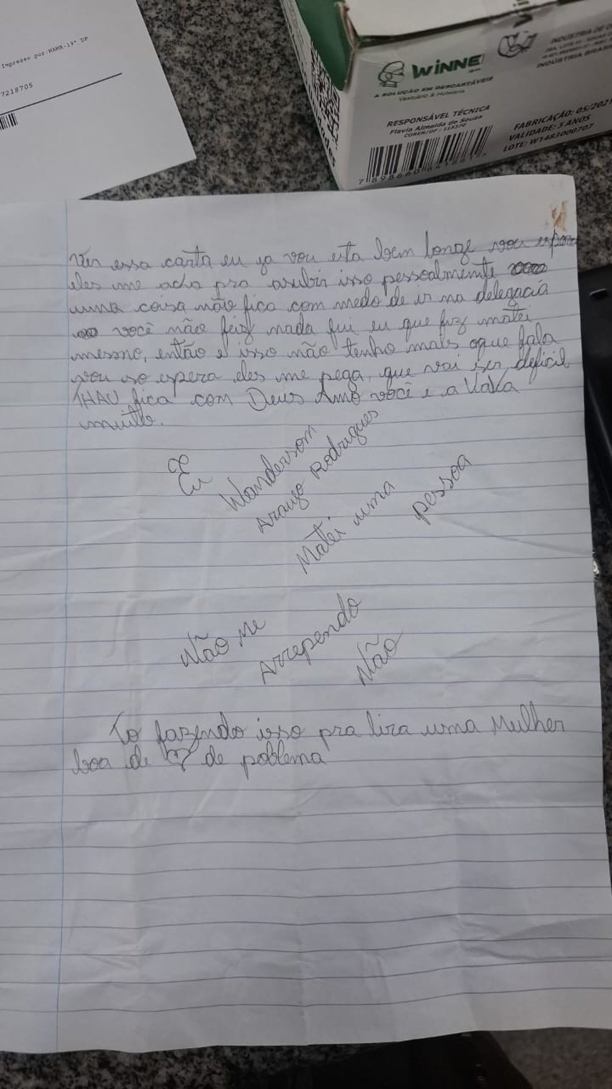 No texto, o autor se identifica como Wander Ara&uacute;jo Rodrigues