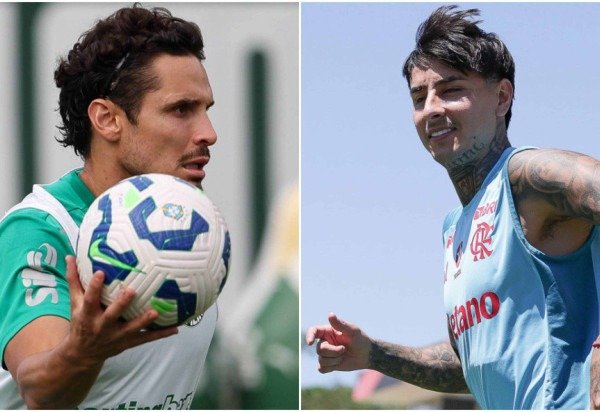 Cesar Greco/Palmeiras e Gilvan de Souza/Flamengo