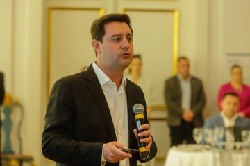 O discurso em que o governador do Paraná se mostra disponível para comandar um projeto às eleições para o Executivo Federal foi amplamente disparado pela equipe de Kassab -  (crédito: Roberto Dziura Jr./Governo PR)