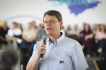 Rumo de Tarcísio está atrelado à decisão de Bolsonaro sobre a Presidência - (crédito: Célio Messias/Governo SP) Rumo de Tarcísio está atrelado à decisão de Bolsonaro sobre a Presidência - (crédito: Célio Messias/Governo SP)