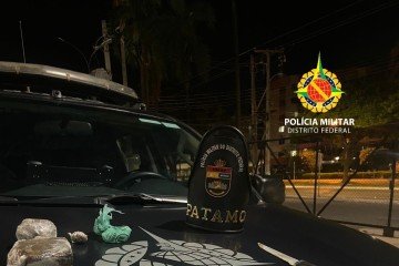 PMDF apreende drogas durante operação no Sol Nascente - (crédito: PMDF/Divulgação) PMDF apreende drogas durante operação no Sol Nascente - (crédito: PMDF/Divulgação)