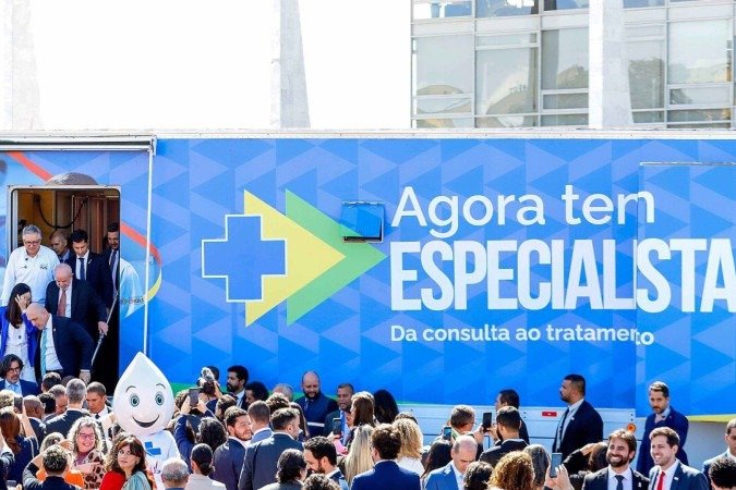 Carreta 'Agora tem especialista' - (crédito: Governo Federal/Ministério da Saúde) Carreta 'Agora tem especialista' - (crédito: Governo Federal/Ministério da Saúde)