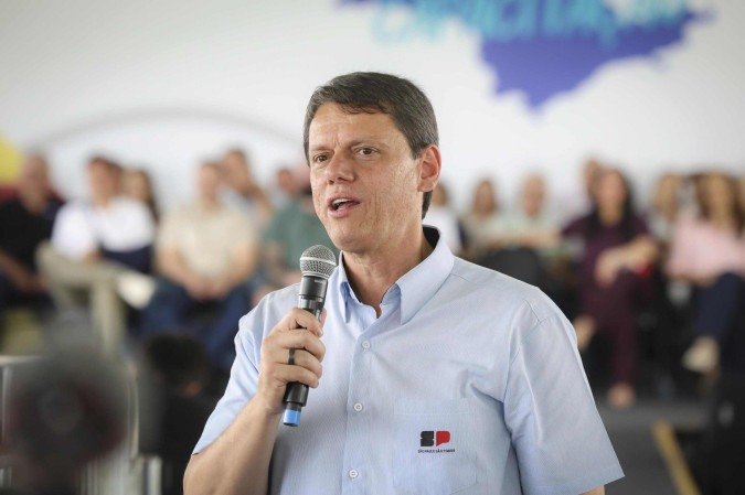 Rumo de Tarcísio está atrelado à decisão de Bolsonaro sobre a Presidência -  (crédito: Célio Messias/Governo SP)