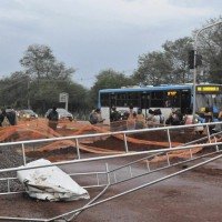 Em um único dia, em janeiro, choveu 40% do volume médio de todo o mês. Várias áreas do DF foram afetadas pelos temporais -  (crédito:  Guilherme Felix CB/DA Press)