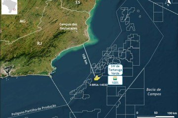 A região da nova descoberta, na Bacia de Campos, entre o Rio de Janeiro e o Espírito Santo, é um campo importante de petróleo no pré-sal - (crédito: Divulgação/Petrobras) A região da nova descoberta, na Bacia de Campos, entre o Rio de Janeiro e o Espírito Santo, é um campo importante de petróleo no pré-sal - (crédito: Divulgação/Petrobras)