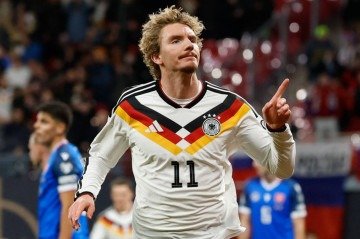 Nick Woltemade fechou as Eliminatórias com quatro gols em seis jogos: nome a ser observado com lupa na Copa de 2026 - (crédito: Odd Andersen/AFP) Nick Woltemade fechou as Eliminatórias com quatro gols em seis jogos: nome a ser observado com lupa na Copa de 2026 - (crédito: Odd Andersen/AFP)