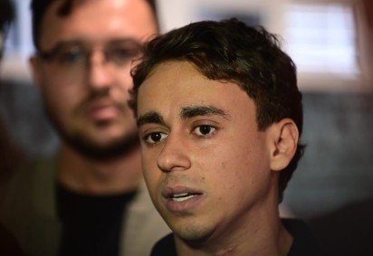 Deputado federal Nikolas Ferreira (PL) durante entrevista em Belo Horizonte, em que comentou a situação jurídica de Jair Bolsonaro -  (crédito: Leandro Couri/EM/D.A.Press) -Deputado federal Nikolas Ferreira (PL) durante entrevista em Belo Horizonte, em que comentou a situação jurídica de Jair Bolsonaro -  (crédito: Leandro Couri/EM/D.A.Press)
