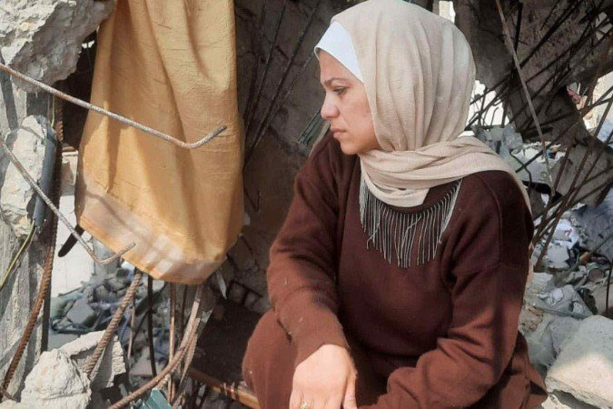 Yazan, filho de Mona al-Harazeen, morto na guerra aos 17 anos, sonhava em ser engenheiro -  (crédito: Mona al-Harazeen)