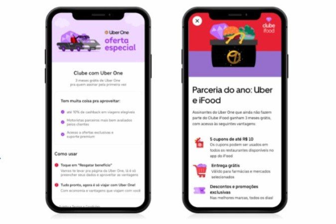 Uber e iFood: entenda como funcionará a integração nos aplicativos